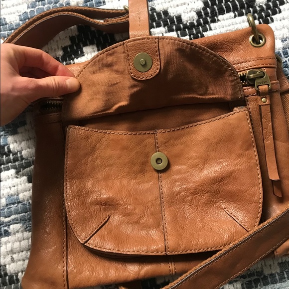 Fossil Genuine Leather Crossbody/shoulder Bag - Picture 5 of 5